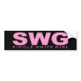 Attitudes - "Single White Girl" Bumper Stickers