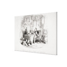 Attorney and Client, fortitude and impatience Gallery Wrapped Canvas