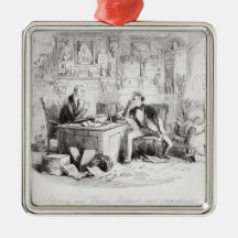 Attorney and Client, fortitude and impatience Christmas Tree Ornament