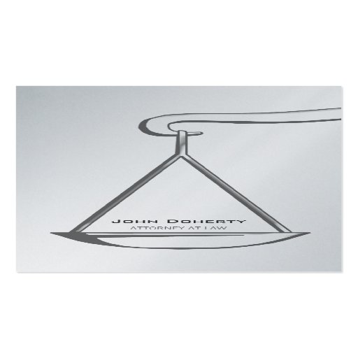 ATTORNEY AT LAW - Business Card