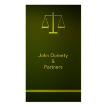 ATTORNEY AT LAW - Business Card