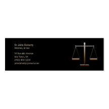 ATTORNEY AT LAW - Business Card