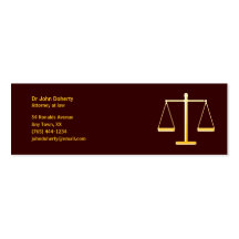 ATTORNEY AT LAW - Business Card