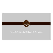 Attorney at Law - Business Card