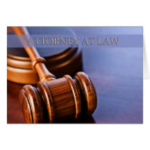 Attorney At Law Card