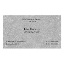 Attorney at Law | Scales of Justice Business Card