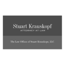 Attorney Business Cards