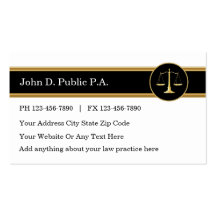 Attorney Business Cards