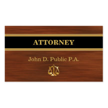 Attorney Business Cards