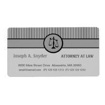 Attorney Business Custom Shipping Label