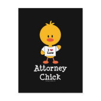 Attorney Chick Postcard