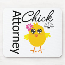 Attorney Chick v1 Mouse Pads