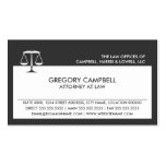 Attorney Dark Grey Business Cards