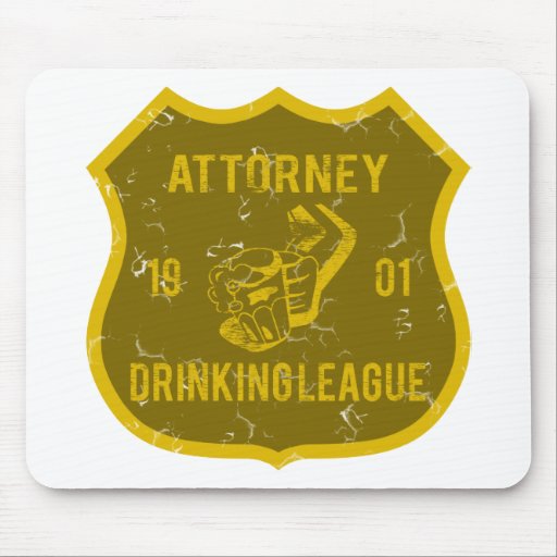 Attorney Drinking League Mouse Pads