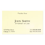 Attorney, Elegant Clean II Business Card Template