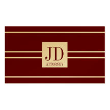 Attorney Lawyer Gold Paper Cherry White Pendant Business Card Template