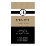 Attorney Lawyer Law Firm Pendant Tan Black Business Card Template