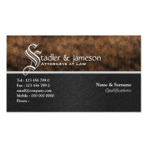 Attorney lawyer law legal firm business cards