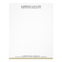 Attorney Letterhead