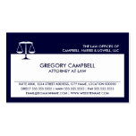 Attorney Navy Blue Business Cards