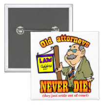 Attorney Pinback Button