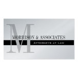 Attorney Professional Business Card Platinum