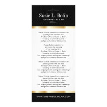 Attorney Rack Card