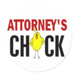 Attorney’s Chick Sticker