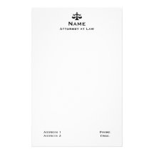 Attorney Stationery 1