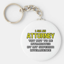 Attorney...Superior Intelligence Key Chain