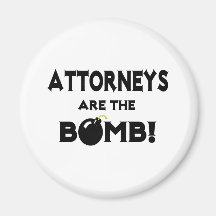 Attorneys Are The Bomb! Refrigerator Magnets
