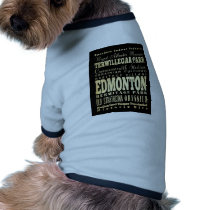 Attractions and Famous Places of Edmonton,Canada Pet Tee