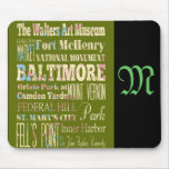 Attractions & Faus Places of Baltire, Maryland Usepads