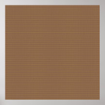 Attractive antique small brown stems squares on li print