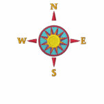 Attractive Embroidered Compass Shirt