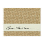 Attractive white flowers on brown background postcards