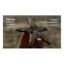 Attrapez un carte de visite de flottement d'étoile