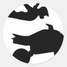 ATV FLY ROUND STICKERS