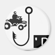 ATV Hooked Fridge Magnets