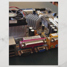ATX motherboard view from connector edge Custom Flyer
