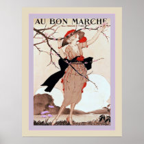 Au Bon Marché ~ Vintage Advertising Print