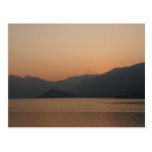 Au delà du coucher du soleil carte postale