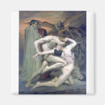 Au Enfers de Bouguereau - de Dante et de Virgile Magnets Pour Réfrigérateur