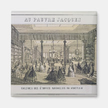 Au Pauvre Jacques: The Fabric Department Fridge Magnets
