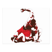 Au sol et livre de MIXED MARTIAL ART Cartes Postales