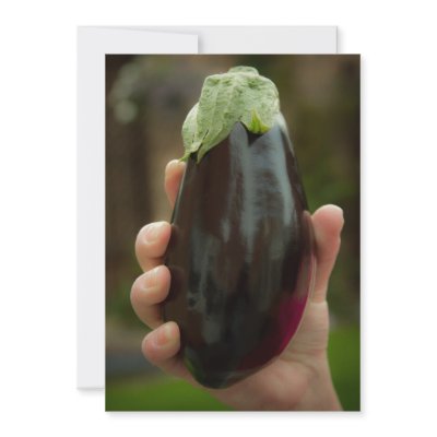 Aubergine/Egg Plant  Invitation by fletchphoto