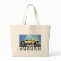 Auburn Vintage Auto Advertisement Canvas Bags