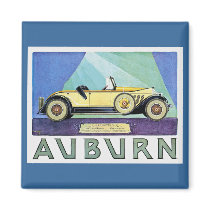 Auburn Vintage Auto Advertisement Magnet