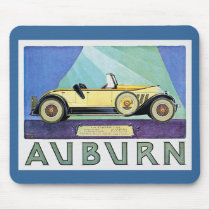 Auburn Vintage Auto Advertisement Mousepad