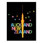 Auckland City New Zealand Post Card